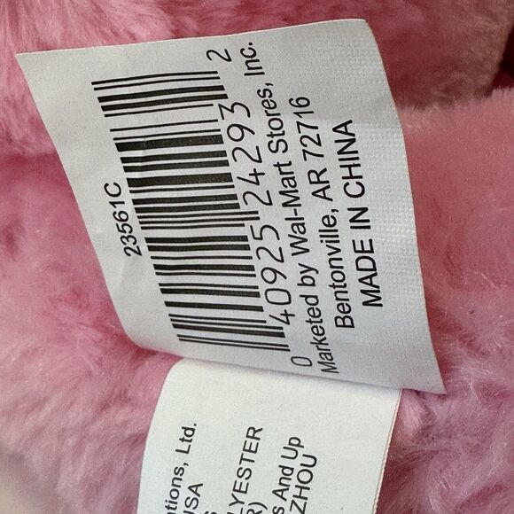 Chrisha Creations, 9" Pink Bunny Rabbit Plush "Happy Easter" 2009 CLEAN - Picture 8 of 12